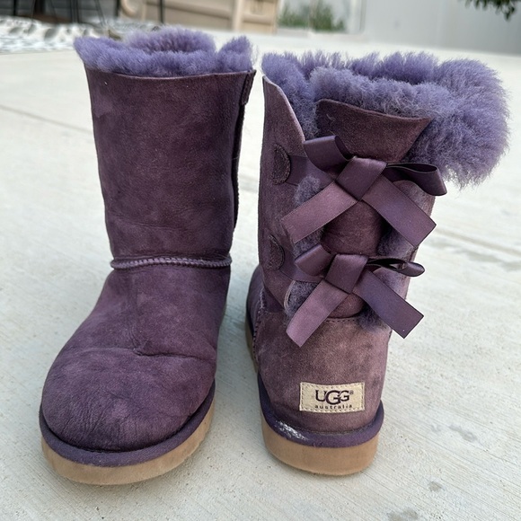 UGG Shoes - Purple Ugg Bow Boots